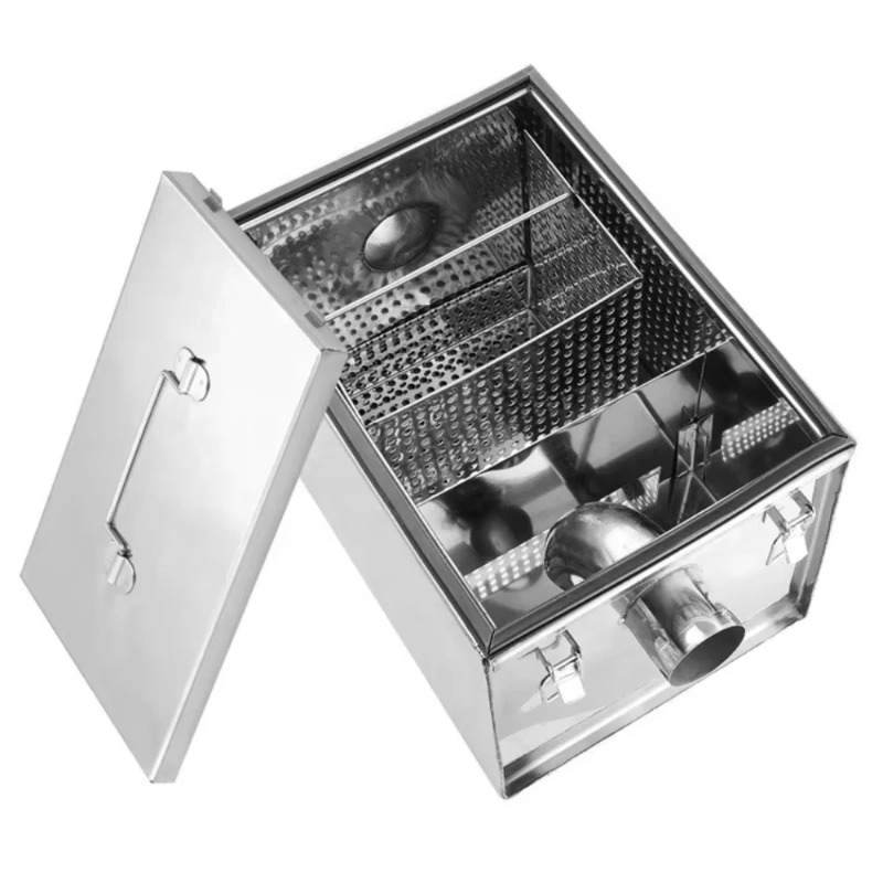 Commercial Kitchen Grease Interceptor - Tragbarer 5GPM Haushalts- und Gewerbe-Küchenfettabscheider aus
