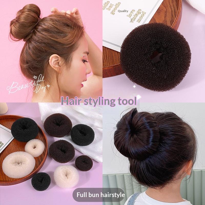 Donut Making Machine - NEU Schaumstoff-Haarknotenformer Donut-Haarknotenformer Schwamm-Haarring Chignon-Tool für