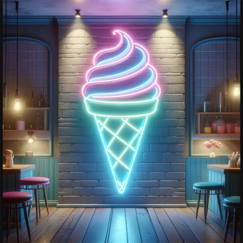 Commercial Kitchen Walls - Eis führte Neonlicht | Wandbehänge Dekor