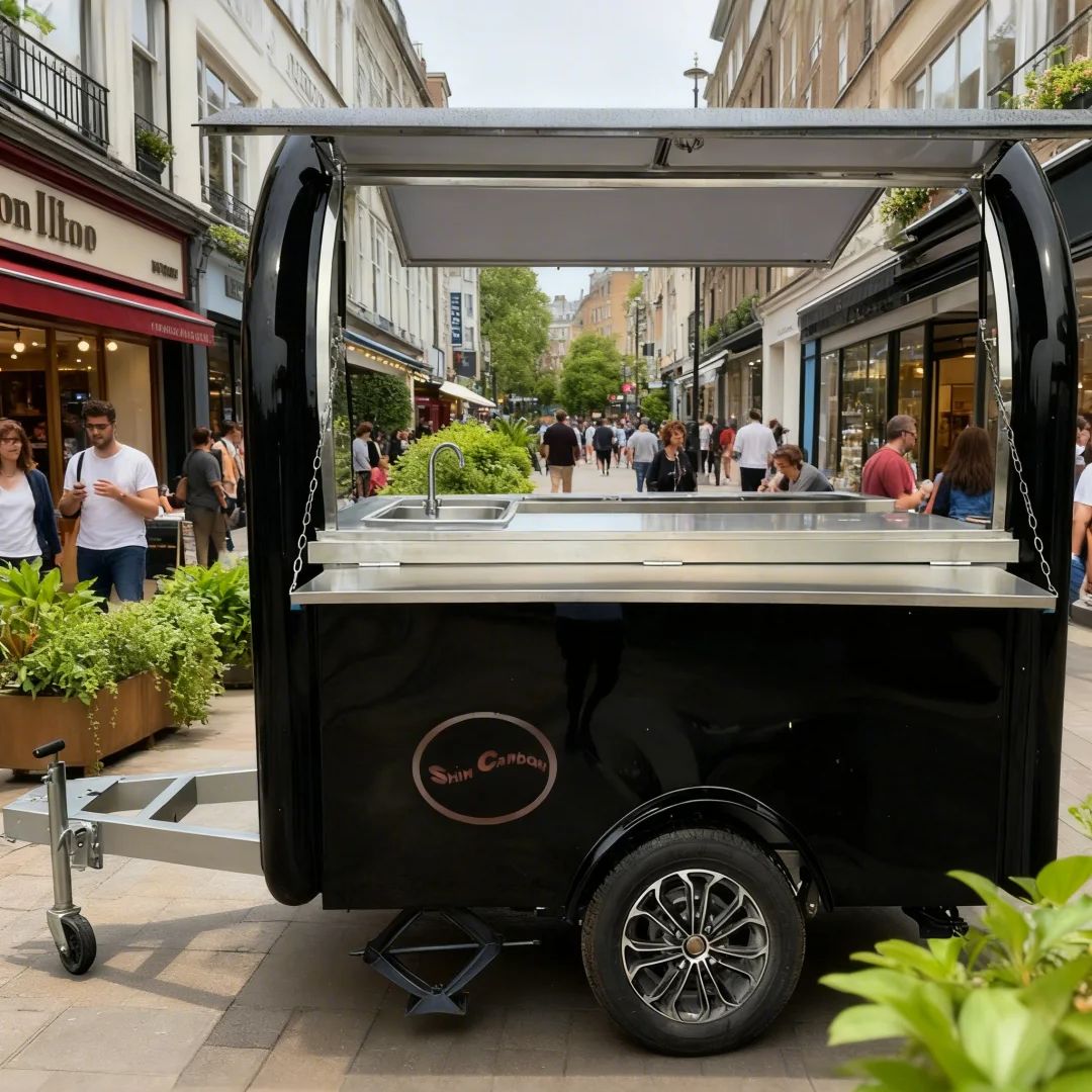 Commercial Kitchen On Wheels - Große Direktvertrieb Imbisswagen Mobile Anhänger Hohe