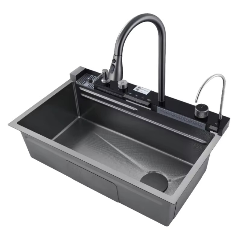 Commercial Quality Kitchen Faucet - Hochwertiges Küchenspülbecken-Set aus Edelstahl mit einer