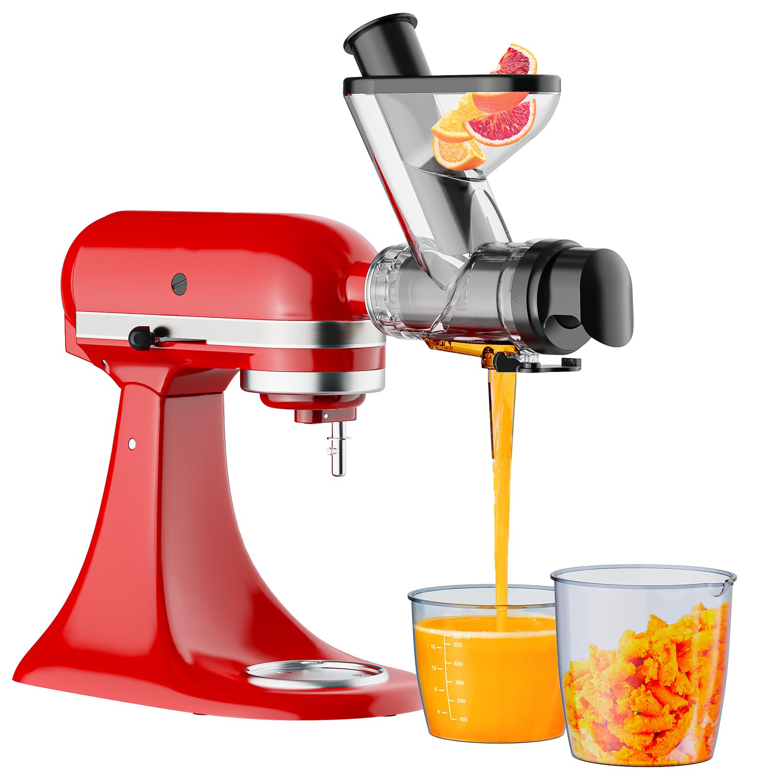 Commercial Kitchenaid - Zerkleinerungs-Aufsatz für KitchenAid Standmixer, Langsam-Kaltpress-Entsafter mit