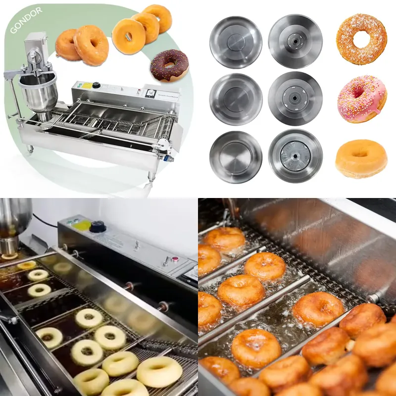 Donut Making Machine - SFW-Zertifiziertes SS1200 Manuelles Experten-Donut-Automatikgerät: Mini-Stahl-Donut-Maschine zur