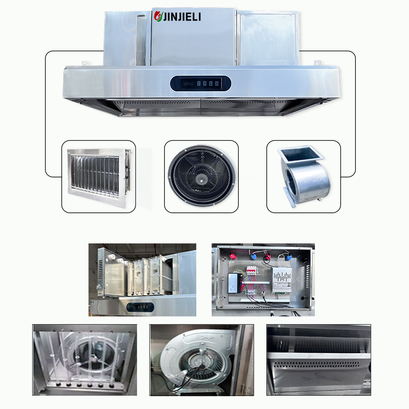 Über 98% Rauchabscheiderate El – Commercial Kitchen Chimney Bewertung und Preis