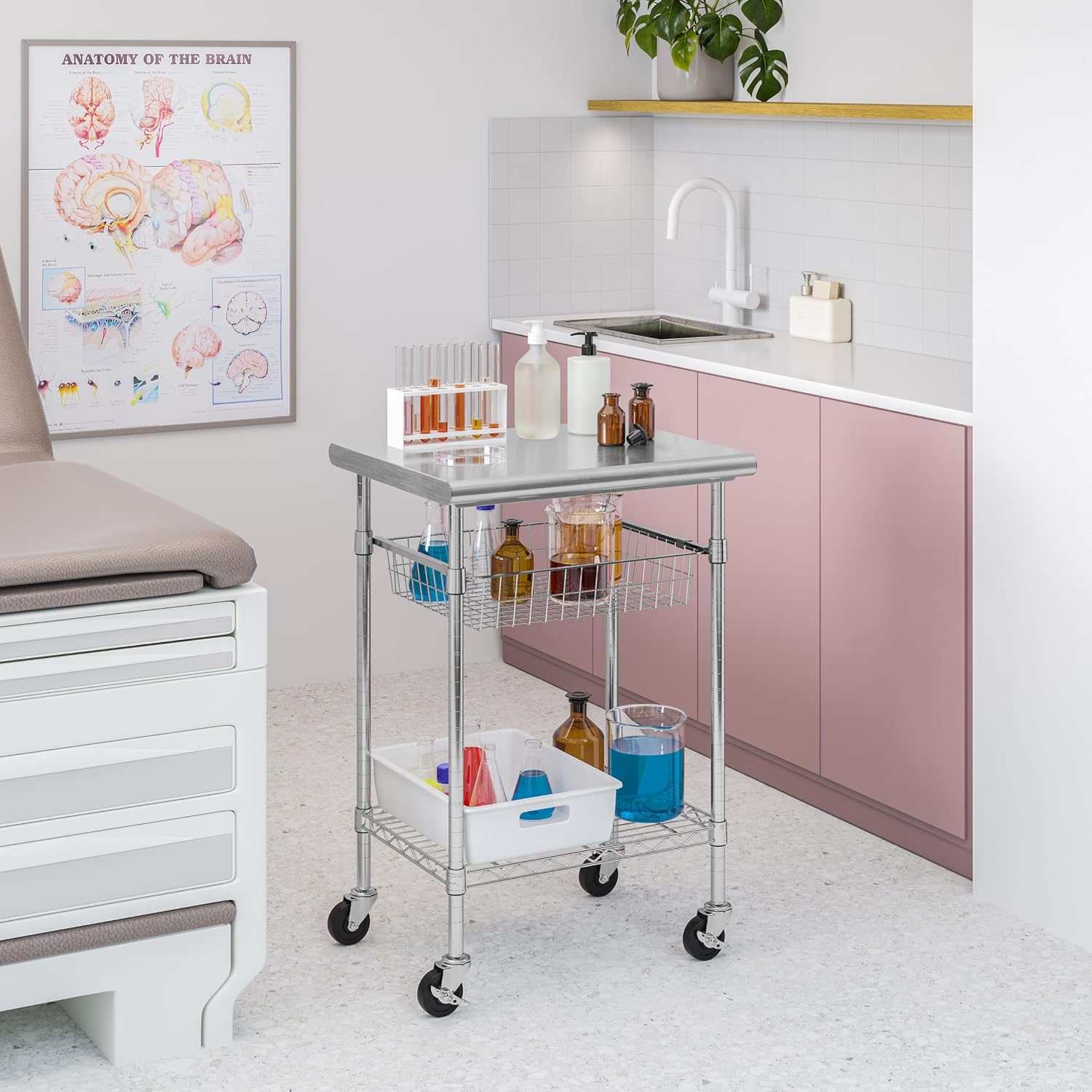 Edelstahl-Küchenwagen für den  – Commercial Kitchen On Wheels Bewertung und Preis