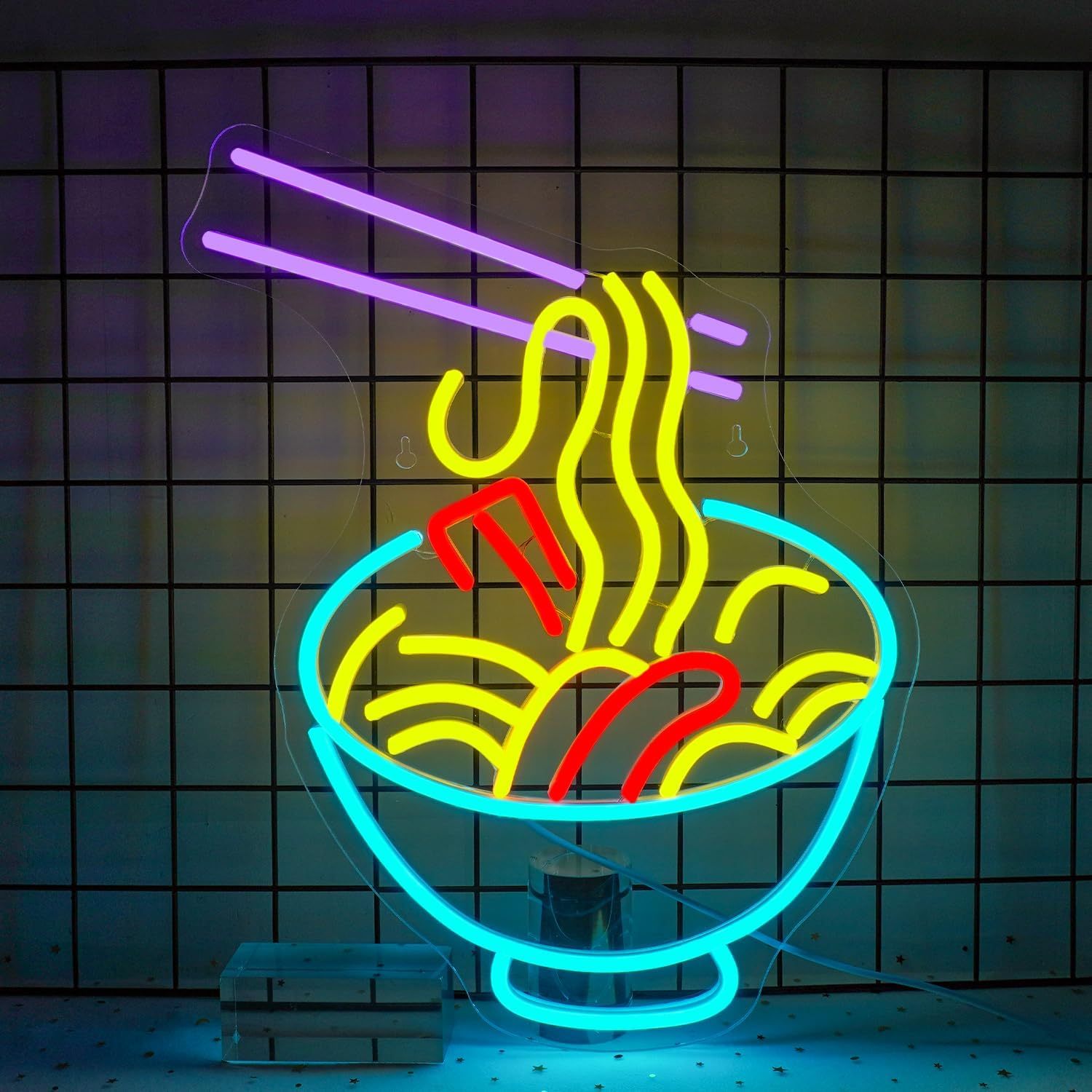 Ramen-Nudeln Neon-Schild Bunte – Commercial Kitchen Walls Bewertung und Preis