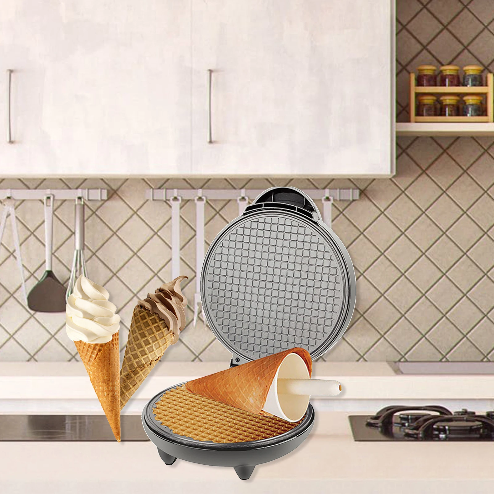 1200 W Waffeleisen Nonstick Ba – Donut Making Machine Bewertung und Preis