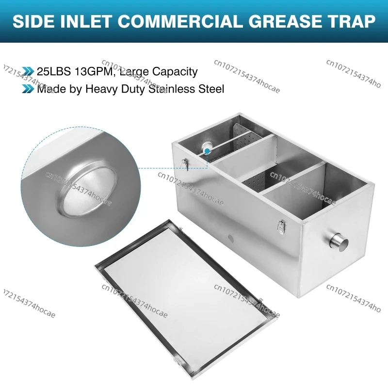 Haushalts- und Gewerbe-Öl-Wass – Commercial Kitchen Grease Interceptor Bewertung und Preis
