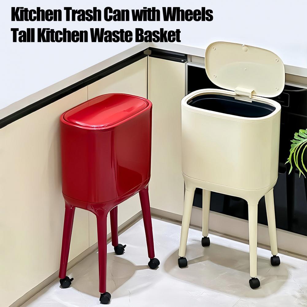 Mülleimer mit Druckdeckel für  – Commercial Kitchen On Wheels Bewertung und Preis