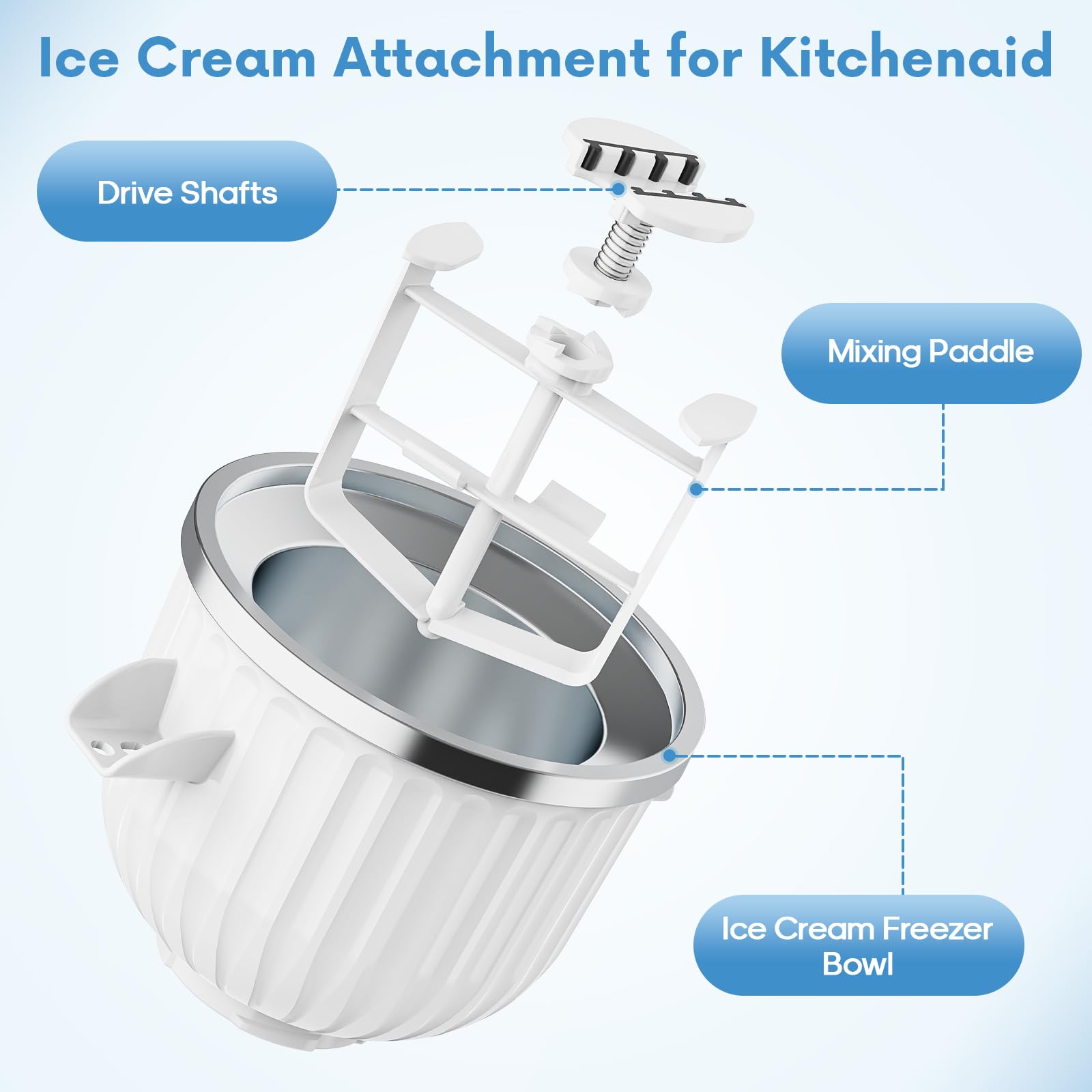 2-Liter-Eiscreme-Aufsatz für K – Commercial Kitchenaid Bewertung und Preis
