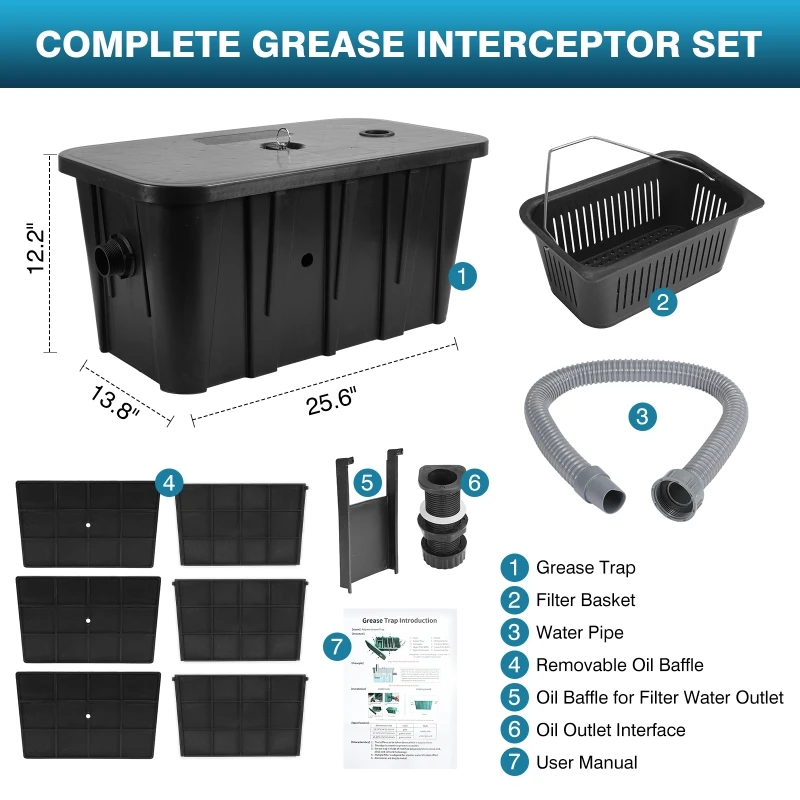 Kommerziellen Öl-wasser Separa – Commercial Kitchen Grease Interceptor Bewertung und Preis