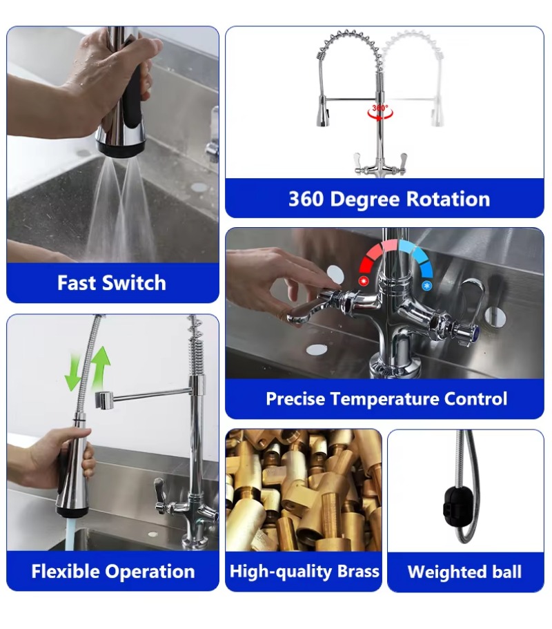 Hochwertige klassische Hotel-A – Commercial Quality Kitchen Faucet Bewertung und Preis