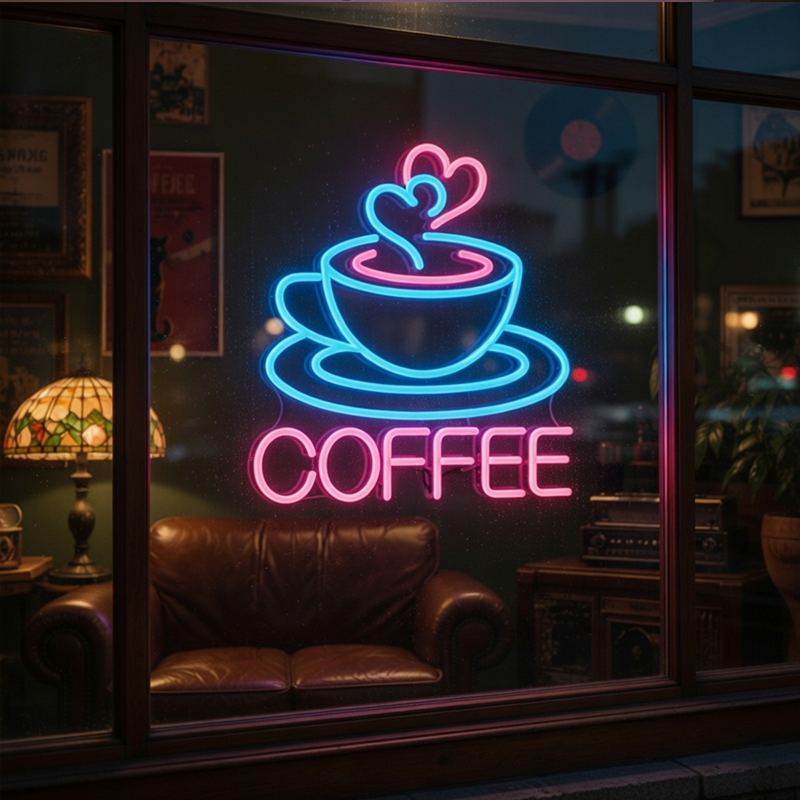 Kaffee-Neonschild LED-Neonlich – Commercial Kitchen Walls Bewertung und Preis