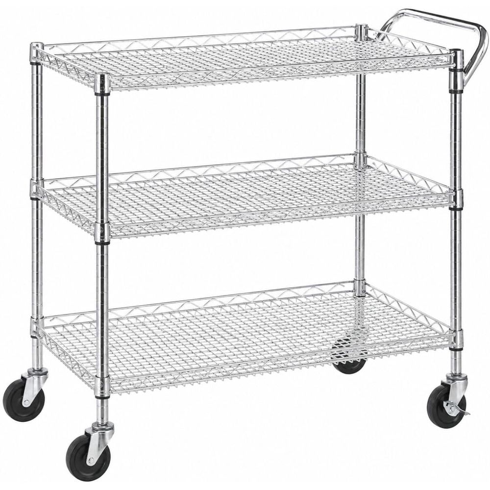 Robuster 3-stöckiger Küchenwag – Commercial Kitchen On Wheels Bewertung und Preis