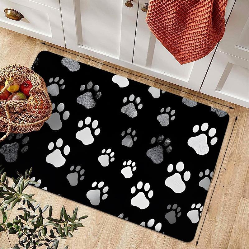 Teppich mit Tierpfotenmuster,  – Commercial Kitchen Non Slip Flooring Bewertung und Preis